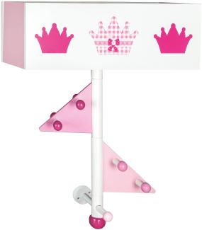 Roba 'Krone' Garderobe mit schwenkbaren Armen 9 Haken pink