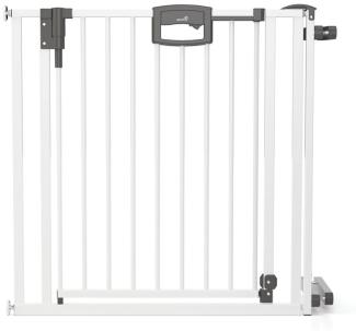 Treppenschutzgitter Easylock zum Klemmen für Öffnungen 84.5-124.5 cm aus Metall Breite 100 cm - 108,5 cm