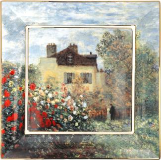 Goebel / Claude Monet - Das Künstlerhaus Monet-Künstlerhaus / New Bone China / 30,0cm x 30,0cm