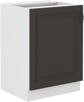 Unterschrank 60 cm Stilo Grau Küchenzeile Küchenblock Küche Landhaus Einbauküche