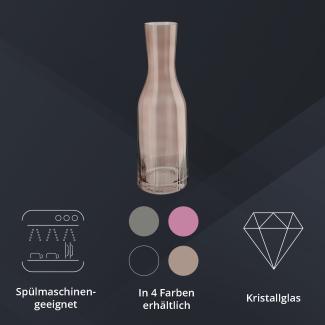Peill+Putzler Germany Karaffe rauchbraun, 1,2L Volumen, aus hochwertigem Kristallglas, sehr pflegeleicht da Spühlmaschinengeeignet, Glanzstücke für jede Gelegenheit