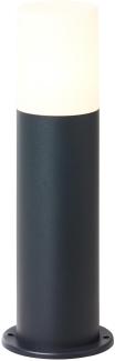 Brilliant Aberdeen Außensockelleuchte 30cm anthrazit, Edelstahl/Kunststoff, 1x QA60, E27, 28 W