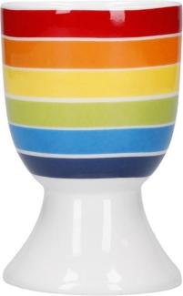 KitchenCraft Eierbecher Regenbogen Porzellan