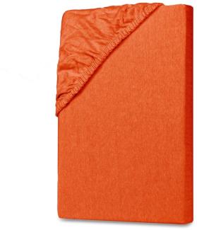 Jersey Spannbettlaken 90-100x190-200cm Orange