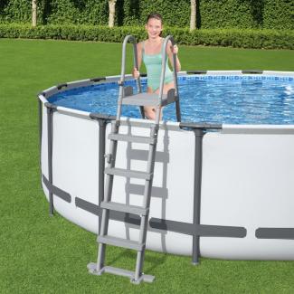 Bestway Pool-Sicherheitsleiter mit 4 Stufen Flowclear 132 cm