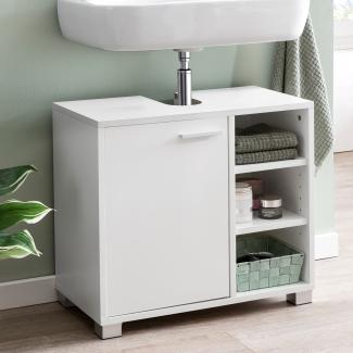 KADIMA DESIGN Badezimmer Waschbeckenunterschrank - Modernes & Zeitloses Design, viel Stauraum, kratzfest & wasserabweisend.
