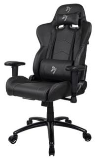 Arozzi Inizio PU - chair - foam polyurethane leather - grey black Büro Stuhl - PU-Leder - Bis zu 105 kg