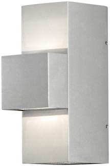 Imola LED Außen-Wandleuchte Style Design Grau, opales Acrylglas