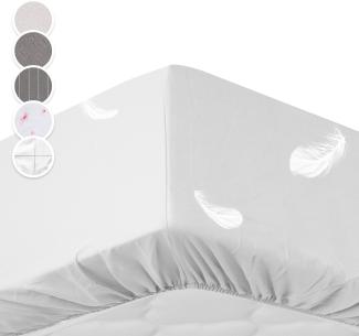 Soft Wonder-Edition Spannbettlaken 90-100 x 200 cm Mikrofaser Weiß
