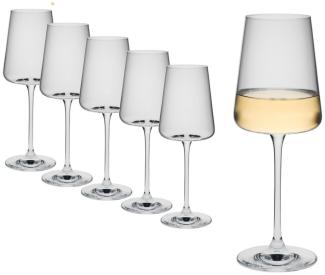 Rona Serie Mode Weißweingläser 360 ml 6er Set moderne Weingläser