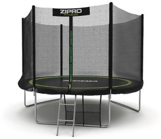 Zipro Jump Pro Gartentrampolin mit 10FT 312cm Outdoor-Netz + Schuhsack GRATIS!