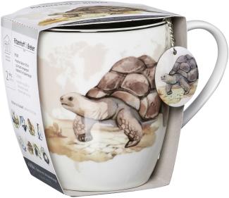 Geschenk-Set Jumbotasse mit Anhänger Wildlife - Jumbotasse mit Anhänger Schildkröte