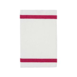 Feiler Handtücher Exclusiv mit Chenillebordüre | Gästetuch 30x50 cm | kirsch