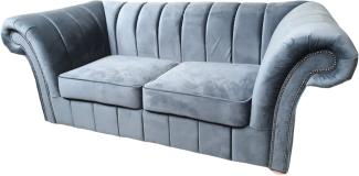 Casa Padrino Luxus 2er Sofa Hellgrau 170 cm