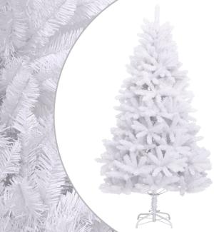 vidaXL Künstlicher Weihnachtsbaum Klappbar mit Ständer Weiß 300 cm