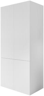 Kleiderschrank Fusbo 90 2D (Farbe: Weiß)