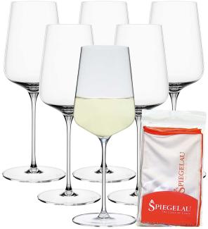 Spiegelau Definition Weißweinglas 430 ml 6er Set + Poliertuch