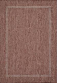 Outdoor Teppich Renata rechteckig - 120x170 cm - Rot