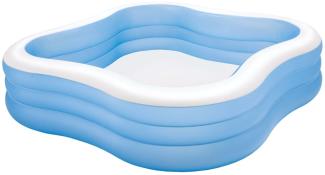 Intex 'Beach Wave 229 x 229 x 56 cm' Pool, blau/weiß