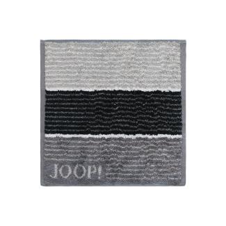 JOOP Frottier Handtücher Signature Lines | Seiflappen 30x30 cm | schwarz