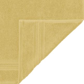 Manhattan Gold Gästetuch 30x50cm gelb 600g/m² 100% Baumwolle