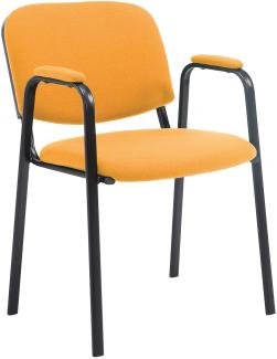 Besucherstuhl Ken PRO Stoff orange