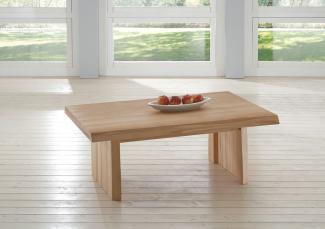 Couchtisch Tisch KELD Eiche Massivholz 120x80 cm