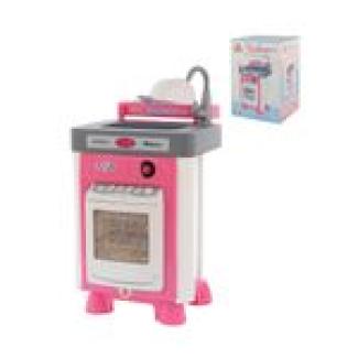 Polesie Kinder-Spiel-Spülmaschine 57891 Carmen Ablage Geschirr Wasserbehälter rosa