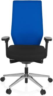 hjh OFFICE Profi Bürostuhl PRO-TEC 700 Stoff schwarz/ blau