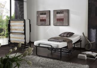 Raumsparbett Gästebett - Sleepers 2 - Komplettset Schwarz 90 x 200 cm