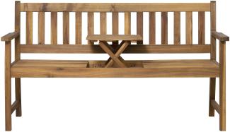 Gartenbank 157cm Sitzbank Parkbank Bank Holzbank massiv