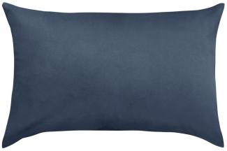 Traumschlaf Basic Single Jersey Kissenbezug | 40x60 cm | dunkelblau