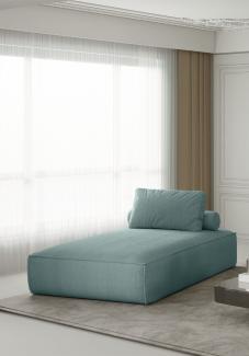 Chaiselongue Sezlong Liege CELES in Stoff Scala Sky