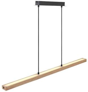 Globo LED Hängeleuchte Hängelampe Wohnzimmer MDF Holzoptik schwarz 416080WH1