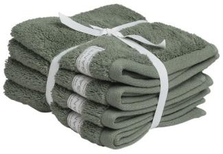 Gant Home Seifentuch Set Gesichtstücher Premium Towel Agave Green (30x30cm) (4-teilig) 852007201-314