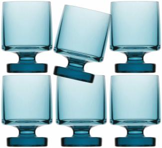 Weinglas Set 6 Stück, unzerbrechlich - Bahamas Turquoise