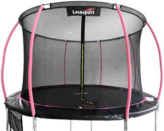 LEAN Sport Max Trampolin, 487 cm, schwarz-rosa