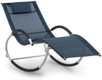 Westwood Rocking Chair Schaukelliege ergonomisch Aluminium dunkelblau Dunkelblau