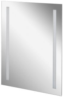 Fackelmann B. perfekt Badmöbel Set 3-teilig, 60 cm, Weiß, LED-Spiegel