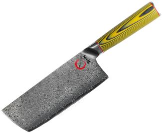 Hakku Ki - Damast Stahl Küchenmesser aus 101 Lagen Damast & japanischem VG10