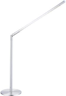 LED Tischlampe, Metall, Acryl, nickel-matt, flexibel, L 50cm