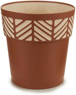 Blumentopf Stefanplast 8003507945517 Braun Beige Terrakotta 25 x 25 x 25 cm Kunststoff