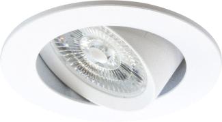 ISOLED LED Einbauleuchte Slim68 weiß, rund, 9W, neutralweiß, dimmbar