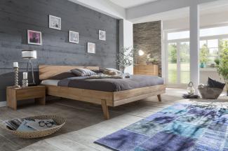 Massivholzbett Schlafzimmerbett - VIA - Bett Kernbuche 160x200 cm