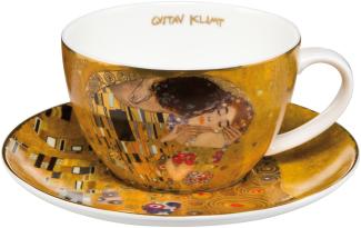 Goebel / Gustav Klimt - Der Kuss Klimt - Kuss / Fine Bone China / 15,0cm x 15,0cm