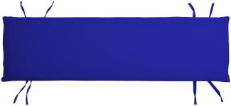 Bankauflage 120cm x 40cm für Gartenbank Ferrara TB-1063 Blau