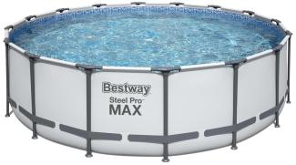 Steel Pro MAX™ Ersatz Frame Pool ohne Zubehör Ø 488 x 122 cm, lichtgrau, rund