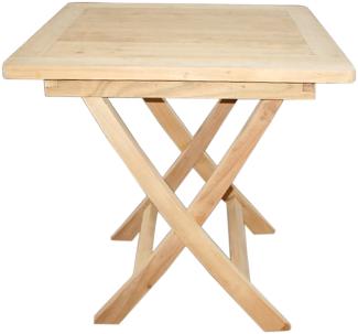 Teak Tisch Gartentisch Beistelltisch Klapptisch klappbar 53 x 51 cm