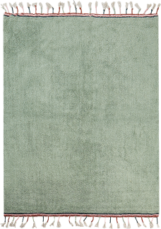 Baumwollteppich 140 x 200 cm Grün CAPARLI