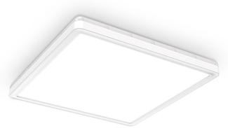 LED Panel Deckenlampe dimmbar ultraflach Deckenleuchte Wohnzimmer Flur weiß